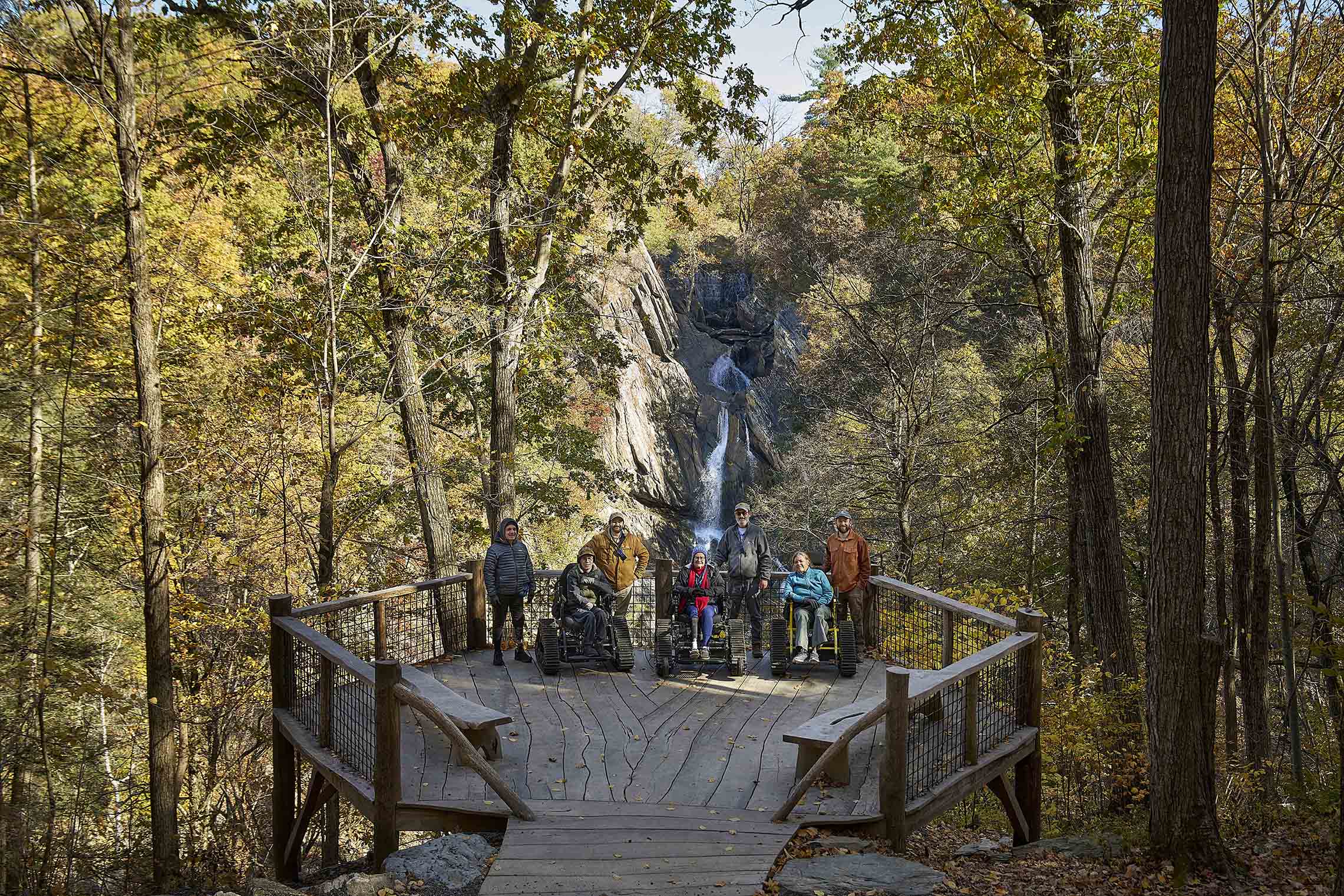 High Falls in Philmont Adds Improved Trails, Overlook, and Adaptive Hikes